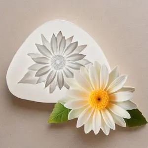 1pc Sunflower Silicone Mold for Resin Casting - Perfect for DIY Jewelry, Soap Dripping, and Home Decor - Ideal for Spring, Valentine's, Father'S Day, Mother'S Day, Thanksgiving, Birthday Gifts, Sunflower Decor