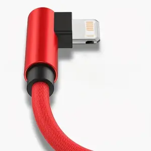 90 Degree USB Data Cable, Fast Charging Data Cable, Universal Charging Cable for iPhone 14/13/12/11/X/8/7/7Plus/6/6S/5
