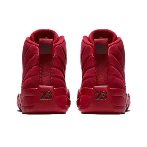 Brand New All Red Suede High Top Basketball Shoes For Men And Women Upper Matte Fine Suede Integrated Molding Built In Soft Cushion Midsole Ease Foot Fatigue For Hip Hop Daily Wear