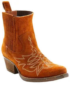 Idyllwind Women's Wildfire Suede Western Booties Snip Toe - Biwfa25l54
