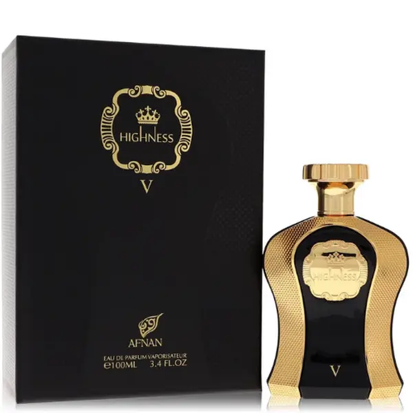 Afnan Highness V Black 3.4 Oz Eau De Parfum