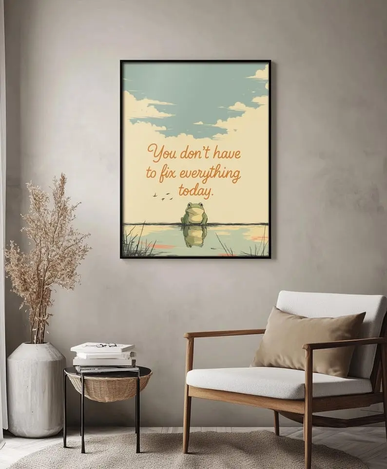 Mental Health Poster, Therapy Posters,Therapy Quotes Decor,Therapy Support Wall Art,Emotional Regulation,School Mental Health, Inspirational