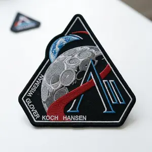 Artemis II Mission Patches, Embroidered Iron On Patch, Artemis 2 Space Patches, Moon Mission Badge, Space Lovers Gift