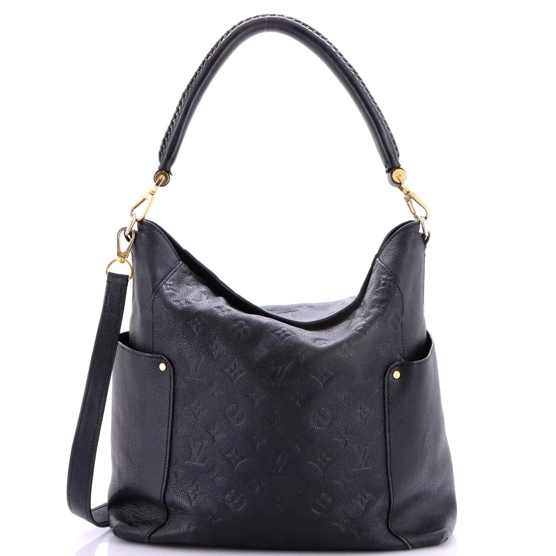 Pre-owned Louis Vuitton Leather Shoulder Bags Bagatelle Hobo Monogram Empreinte by Rebag