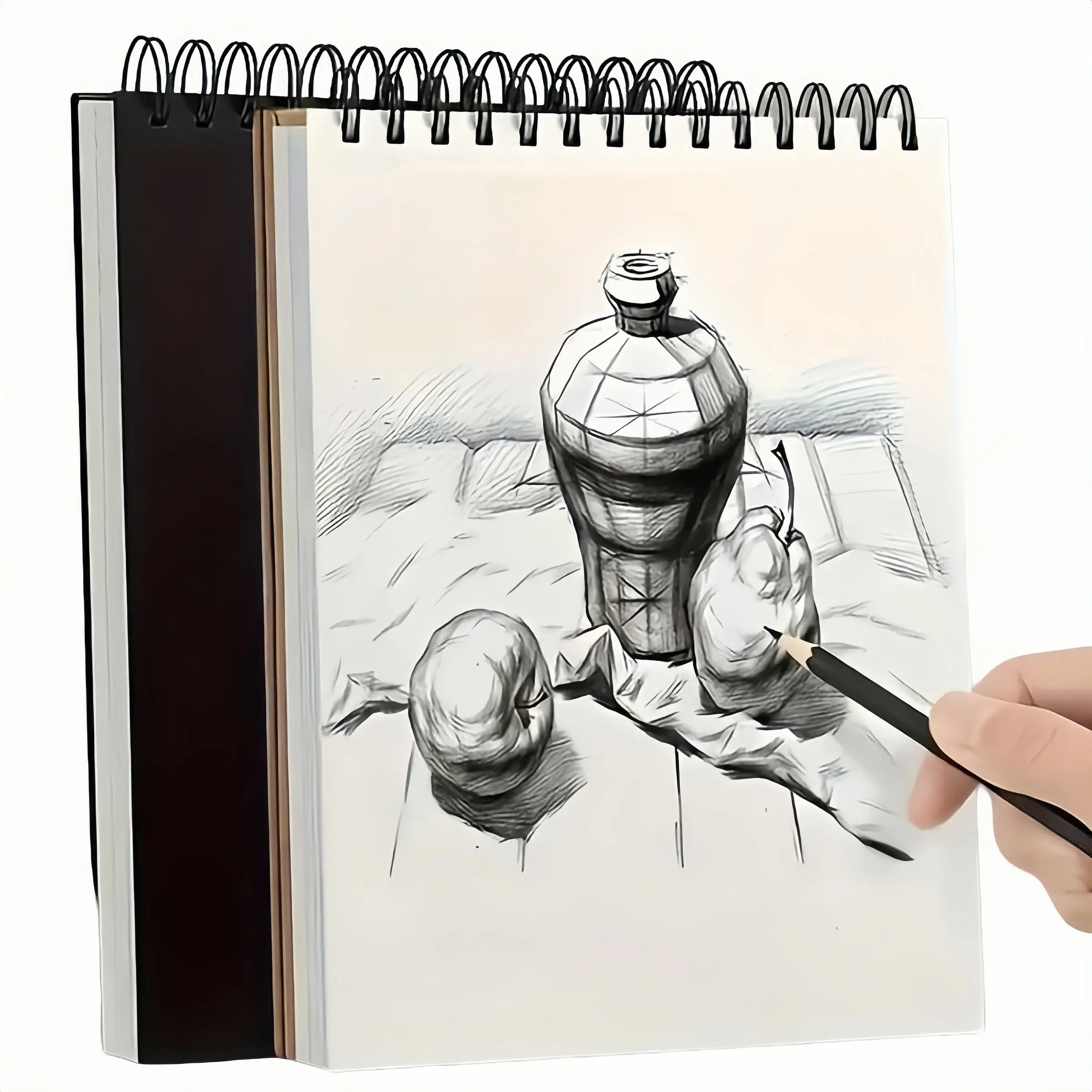 A4/a5 Sketchbook, Top Spiral Bound, 30 Sheets Per Pack, Acid-Free Art Paper, Art Drawing, Ideal for Adult Beginners Artists, Art Sketchbooks