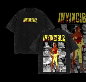 Rex Splode - Guardians of the Globe Washed Tee Invincible Season 3 Men Gift Gift For Fans Streetwear Graphic Tee Menswear Fashion Shirt