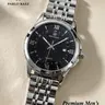 Men's Business Fashion Round Dial Analog Quartz, Fashion Watch for Party, Daily Clothing Decor, Trendy All-match & Exquisite Watch for Birthday Gift with Box Quartz Wrist Watch