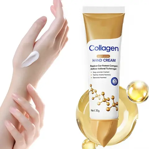 30g Collagen Anti-Age Hand Moisturizer for Adults - Hydrating, Smoothing Formula for Dry Skin, Cracked Heels, Nourishing Skin Repair Hand Care Product