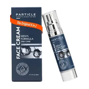 6-in-1 Face Cream for Men, Men’s Daily Hydrating Moisturizer with Vitamin C, Jojoba Oil, Vitamin E & Hyaluronic Acid, Skin Care Routine, Healthy Skin Support, Pack of 1, 1.7 FL OZ