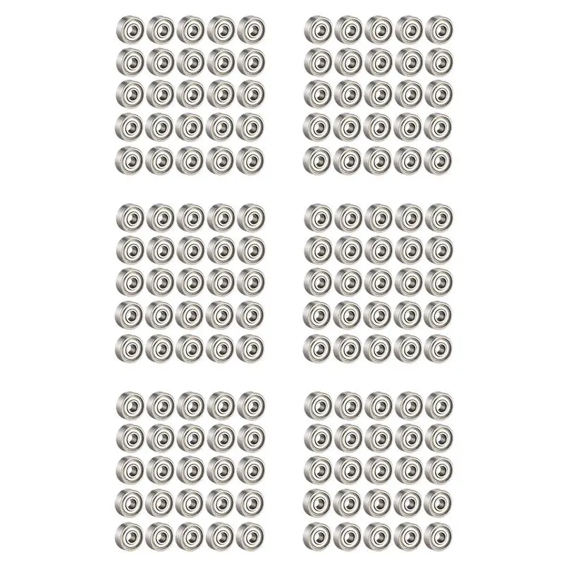 150Pcs 608 ZZ Ball Bearings, Metal Double Shielded Miniature Deep Groove Skateboard Ball Bearings (8mm X 22mm X 7mm)