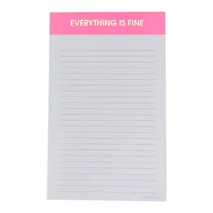Everything is Fine - Lined Notepad