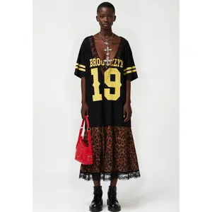 CITY GIRL LAYERED JERSEY MAXI DRESS