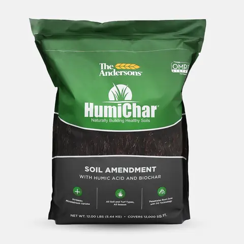 The Andersons HumiChar Professional-Grade Organic Dispersible Granule Soil Amendment - Easy-to-Apply Garden Plant Fertilizer with Humic Boost & Biochar for Outdoor Use to Cut Fertilizer Needs