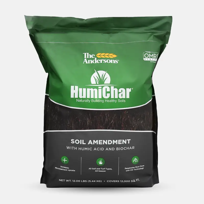 The Andersons HumiChar Professional-Grade Organic Dispersible Granule Soil Amendment - Easy-to-Apply Garden Plant Fertilizer with Humic Boost & Biochar for Outdoor Use to Cut Fertilizer Needs