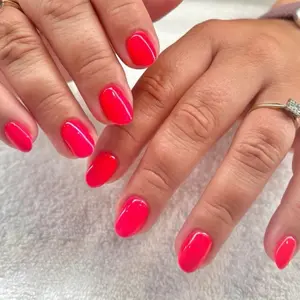 DND RED MARS 638 Gel and Lacquer Duo nail care nail art sheer color
