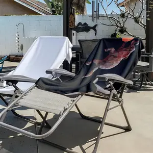 1 piece Geometric style elephant playing with ball creative design themed beach towel - Super soft flannel blanket in modern style, suitable for sofas and beds, all-season use, digitally printed pattern, 100% polyester material, machine washable