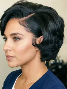 13x4 Lace Front Design Pixie Cut Wigs Human Hair Wigs Stylist Friendly Wigs Human Hair Short Bob Wigs Wave Pixie Cut Wigs For Women