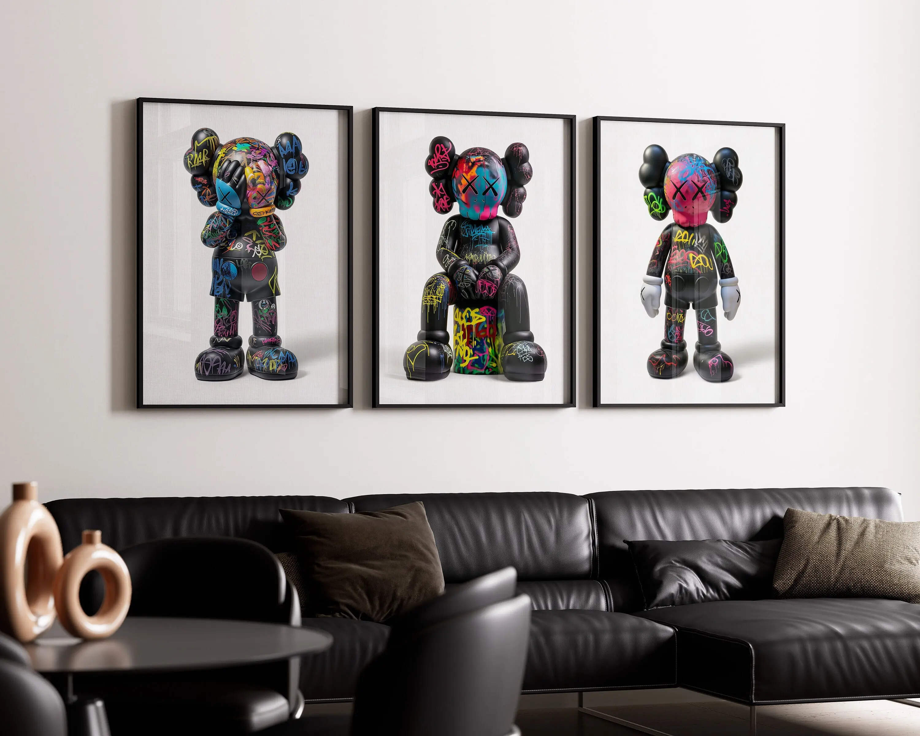 Original Fake Kaws ハロウィン オーナメント 3体セット Yahoo!オークション - OriginalFake KAWS HALLOWEEN SKELETON ORNAMENT