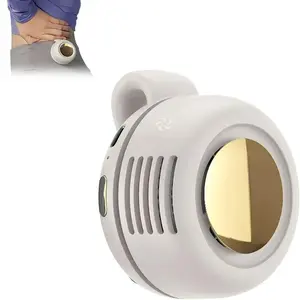 Portable Leafless Mini Fan, Adjustable Three-Speed Hanging Fan, Phone Cooling Fan, Personal Fan for Outdoor Travel, Father's Day Gift, Rechargeable Personal Fan