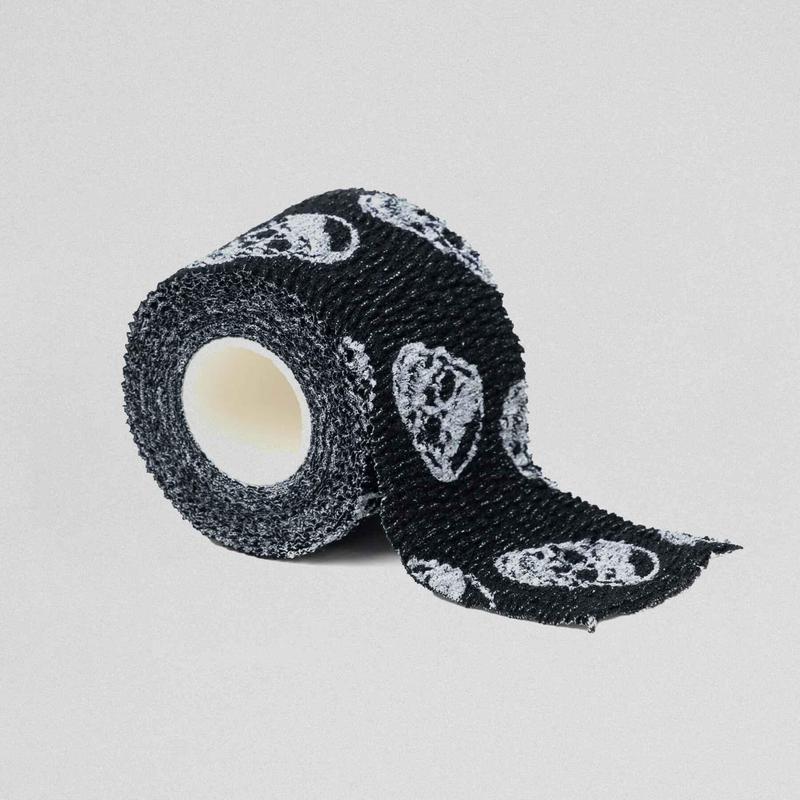 Gymreapers Skull Tape - Black - Premium Quality Adhesive Tape for Hand Protection during Weight Lifting, Rock Climbing, and WODs