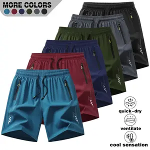 men's lightweight, , breathable and cool, fashionable and versatile, making them an excellent choice for casual sports and five-inch shorts,uick-dry casual sports shorts with zippered pockets