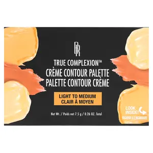 Black Radiance True Complexion, Creme Contour Palette, 8322 Light To Medium, 0.26 oz (7.5 g)