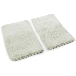 Replacement Liners for Travel Pet Carriers - Soft Absorbent Dog Kennel Pad with Waterproof Backing, Machine Washable Dog Crate Pads, 14.5x9.75in, 2 Pack, White, Small