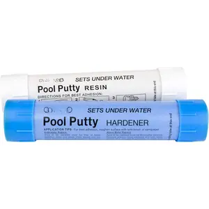 2-Part Set | Swimming  &  Repair | Easy DIY | Fix Cracks Leaks Underwater or Above | Concrete, Fiberglass & Variety of Other Surfaces | by Atlas Minerals