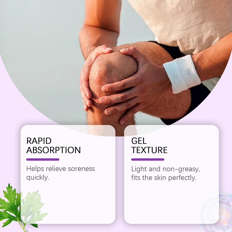 【Buy 2 Get 1 Free】Ximonth Body Massage Gel, Soothing Purple Gel for Knees, Back, Shoulders & Neck, Relaxing Rub with Natural Ingredients, Moisturizing Body Care for Tired Muscles, Cooling Massage Oil