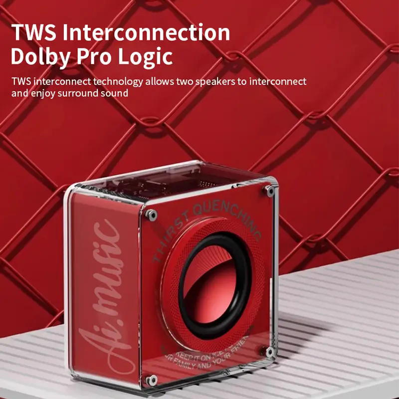 A88 TWS Bluetooth Speaker with Stereo Pairing & Immersive Sound, Loud Portable Wireless Speaker for True 360° Surround Sound at Home, Parties usb resonance subwoofer active audio charger micr affordable drive smart family fuzi pop lasting boombox system