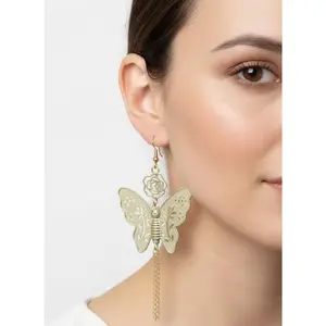 Butterfly Drop Earrings Pair | Zebaish Wigs & Extensions