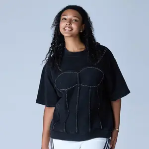 Flooo Women's Oversized Crewneck,Retro Shirt For Women Sweatshirt Casual Style T-shirt,Tops,Funny Shirt For Her,graphic tees women Womenswear Fit Streetwear