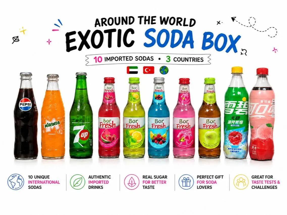 Imported Soda Bundle - World Traveler Edition