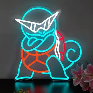 Pokemon LED Neon Light USB Powered Wall Decor, Cute Bedroom Game Room Decoration, Easy Installation, Energy Efficiency Rating F