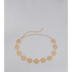 Linked in Luxe Filigree Chain Belt