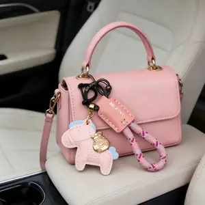 Pony Keychain with Gift Box, Get Rich Quick Series, Mother's Day Gift, Anti-Lost Lanyard Pendant, Woven Rope Keychain, Couple Gifts