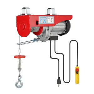 GARVEE 2200lbs Electric Hoist with 1600W Power, 39FT Lifting Height, Remote Control, Ideal for Garage, Warehouse, and Factory Use - Heavy-Duty Electric Steel Wire Winch for Efficient Lifting Tasks