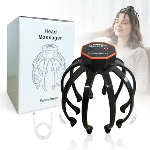 Portable Head Massager, Rechargeable Cordless Head Massager, 3 Adjustable Massage Modes, Holiday Gift