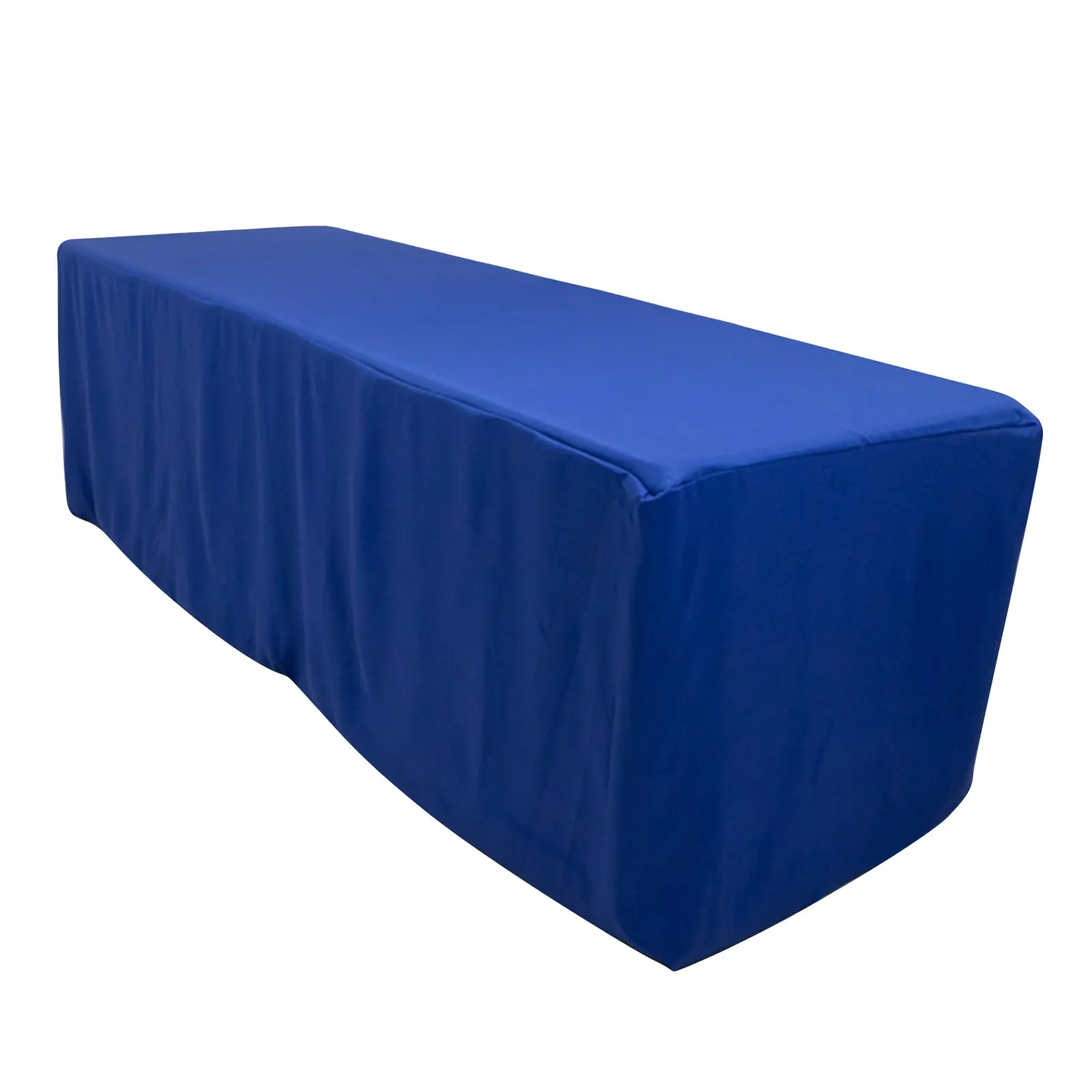 8ft Rectangle Multi-Seat Tablecloth, Premium 220GSM Polyester Royal Blue Durable Fitted Outdoor Table Cover, Multi-Seat Tablecloths, Luxury Tablecloths