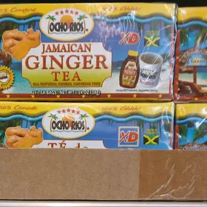 Ocho Rios Jamaican Ginger Tea – 24 Bags | All Natural Herbal | Caffeine Free