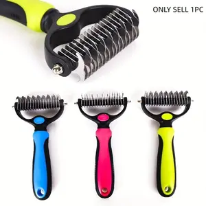 A pet cleaning comb, pet hair removal brush, dog comb, hair removal tool, hair cleaning comb