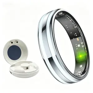 New 6.3mm Thin Smart  Health Monitor Smartring Outdoor Waterproof  Heart Rate Body Temperature Monitoring Sports  fitness ring
