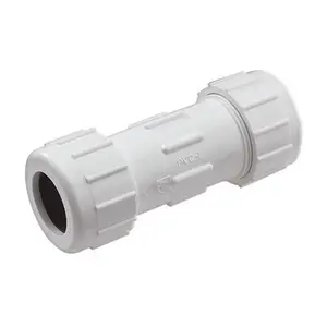 KBI CPC-3000 Compression PVC Compression Coupling White - 3 in.