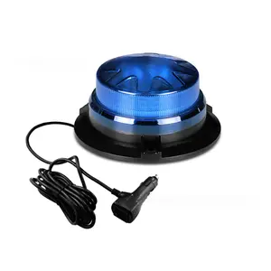 Multifunctional Metal Parking Sign with Life Hammer Adjustable Roller Magnetic LED Flashing Warning Light