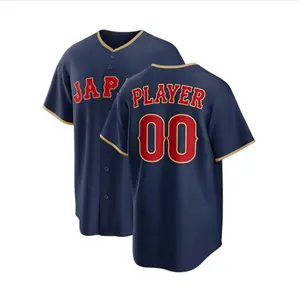 Custom Men's Japan Team Jersey #Baseballjersey #Japanjersey