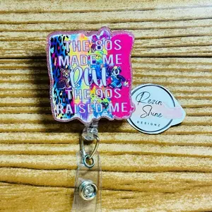 80s Made 90s Raised Badge Reel