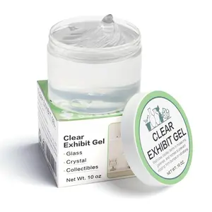 Clear Exhibit Gel 10 oz, Removable Adhesive Gel for Museum &  Collections, Invisible  Museum Exhibit Putty for Glass, Ceramic, ,