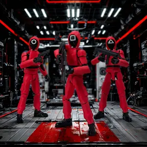 Self-assembled T13 Action Figure, Multi-Joint Movable Doll, Multiple Styles Available, Comes with Complete Weapon Set.It's an Excellent Gift for Desktop Decoration, Suitable , Made of Durable, Flexible ABS Material Synthetic Neon Model Toys Plaything