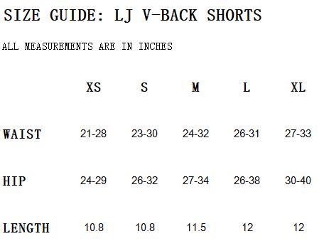 DENFY LJ V-Back Scrunched Shorts for Women Gymwear Yoga Pants for Fitness Gym  Womenswear Bottom Basic Minimalist