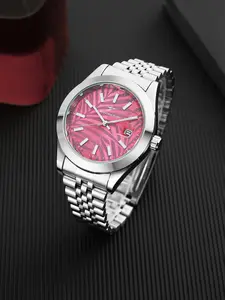 RICECGO1PC minimalist quartz watch with calendar display, fashionable and versatile commuter business watch, is an exquisite gift for men, come with a box!